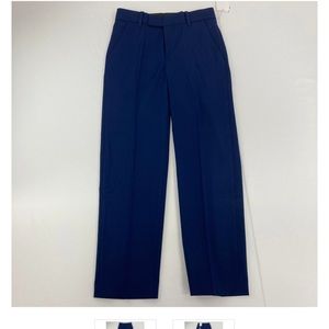 Calvin Klein Boys Flat Front Slim Fit Suit Pants in Bright Blue